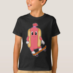 Hotdog-Skater-Skateboard T-Shirt
