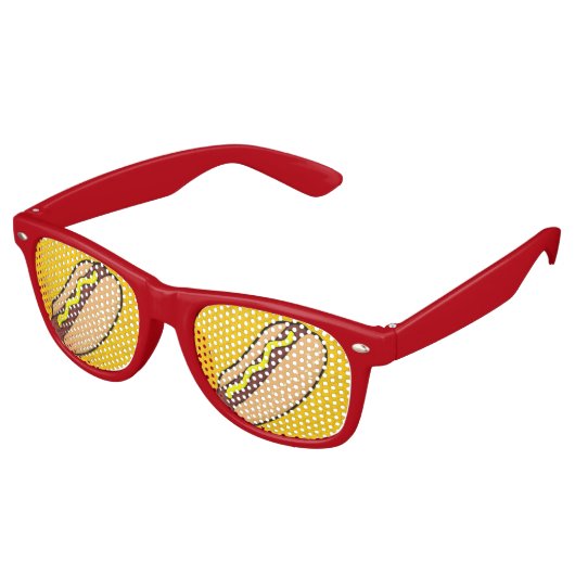 Hotdog Sonnenbrille (Schrägansicht)
