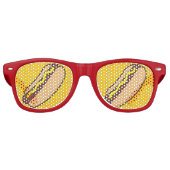 Hotdog Sonnenbrille (Vorderseite)