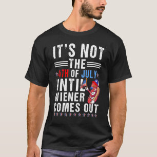 Hotdog Sonnenbrille Amerikanische Flagge USA 4. Ju T-Shirt
