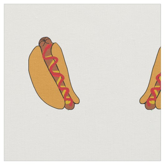 Hotdog Stoff (Nahaufnahme)