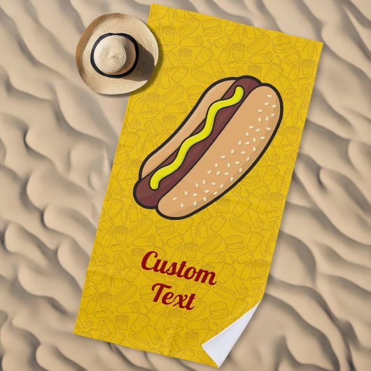 Hotdog Strandtuch