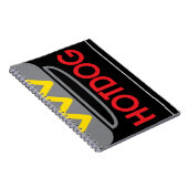 Hotdog-Symbol Notizblock (Rechte Seite)