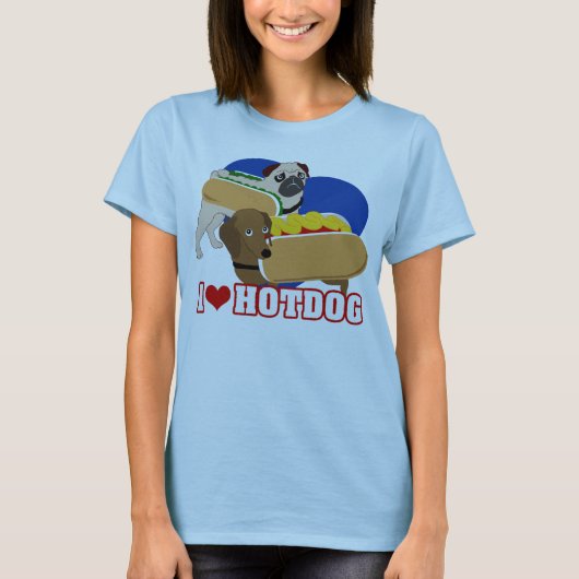 Hotdog T-Shirt (Vorderseite)