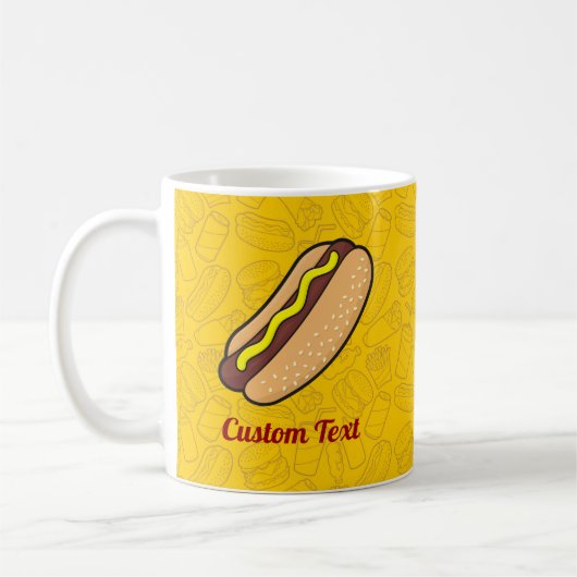 Hotdog-Tasse Kaffeetasse (Links)
