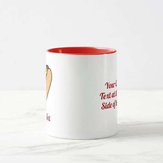 Hotdog-Tasse Tasse (Zentrum)