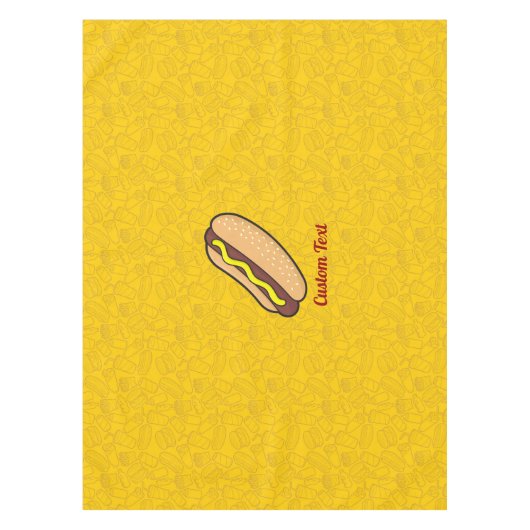 Hotdog Tischdecke (Vorderseite)