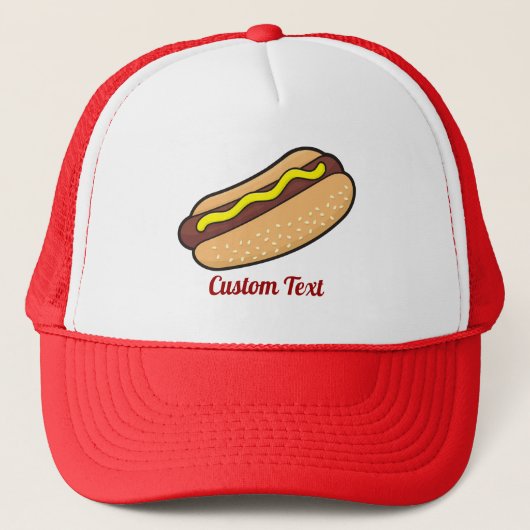 Hotdog Trucker Hat Truckerkappe (Vorderseite)