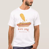 Hotdog und Senf-T - Shirt (Vorderseite)