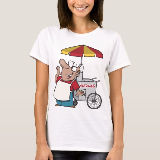Hotdog Vendor T - Shirt (Vorderseite)