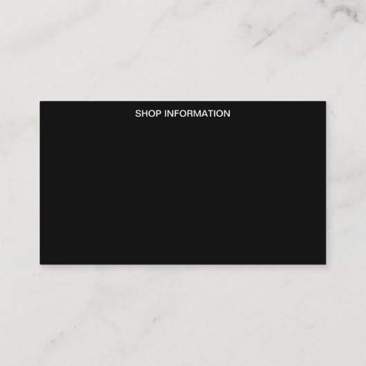 Hotdog Visitenkarte (Rückseite)