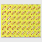 Hotdog-Wrapping-Papier Geschenkpapier (Flach)