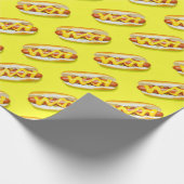 Hotdog-Wrapping-Papier Geschenkpapier (Ecke)