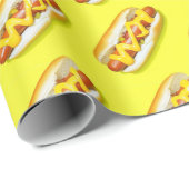 Hotdog-Wrapping-Papier Geschenkpapier (Rolleneckpunkt)