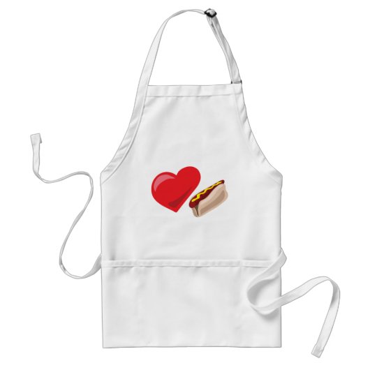 Hotdogs der Liebe! Kundengerecht: Schürze (Vorne)