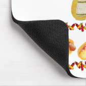 Hotdogs Ketchup Mustard Food Mouse Pad! Mousepad (Ecke)