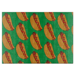 Hotdogs Schneidebrett