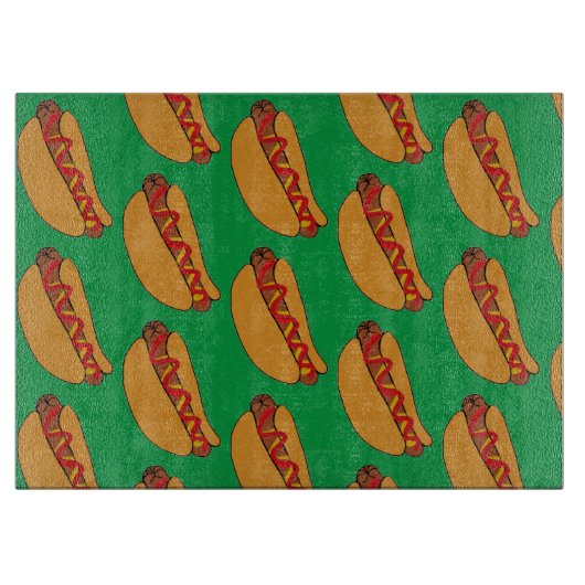 Hotdogs Schneidebrett (Vorderseite)
