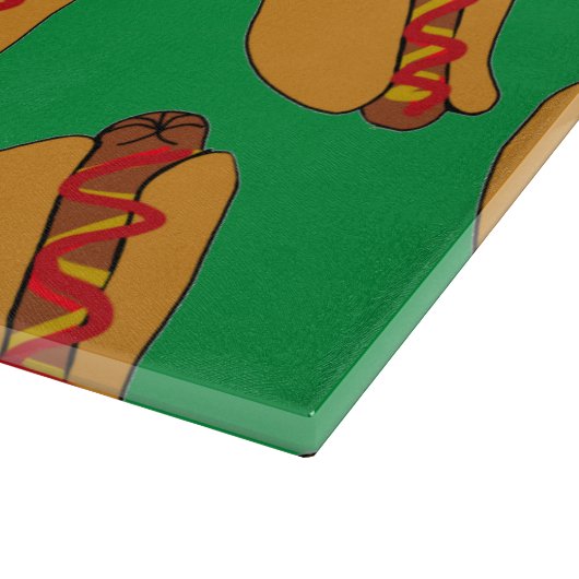 Hotdogs Schneidebrett (Ecke)