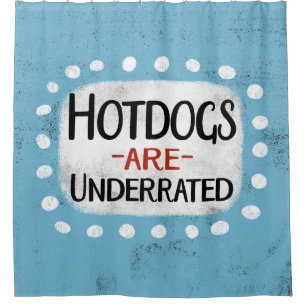 Hotdogs sind unterirdisch Duschvorhang