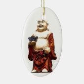 Hotei, das Buddha lacht Keramik Ornament (Rechts)