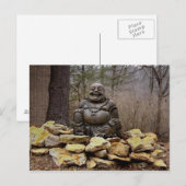 Hotei Laughs Postkarte (Vorne/Hinten)