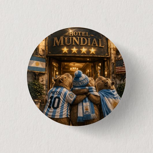  Hotel 4 estrellas Capibarras Button (Vorderseite)