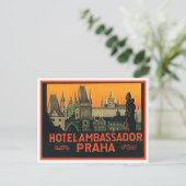 Hotel Ambassador Praha Postkarte (Stehend Vorderseite)