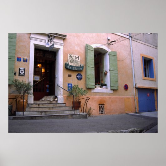 Hotel, Arles, Provence Poster (Vorne)