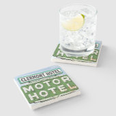 Hotel Atlanta, Clermont Steinuntersetzer (Seitenansicht)