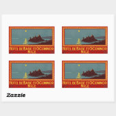 Hotel Bade und Connor (Nizza) Vector Rechteckiger Aufkleber (Blatt)