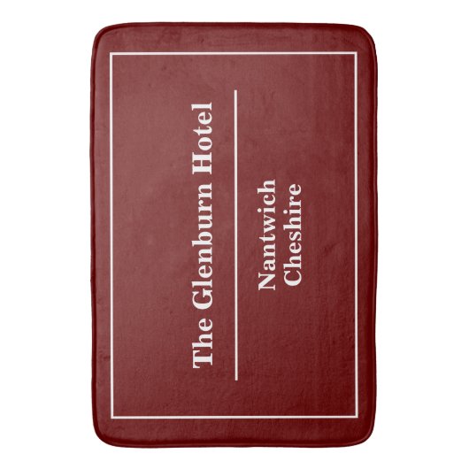 Hotel Badematte (Vorderseite Vertikal)