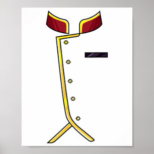 Hotel Bellhop Easy Lazy Funny Halloween Costume Co Poster