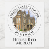 Hotel Branded Weinetikett (Einzelnes Label)
