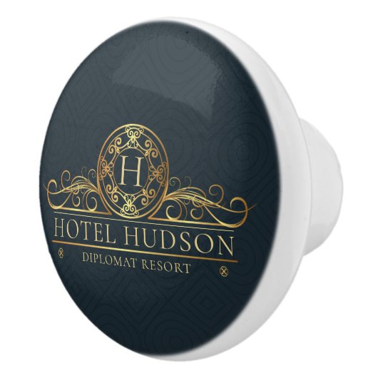 Hotel Branding Luxury Keramikknauf (Rechts)