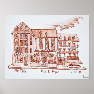 Hotel Brasserie Armoricaine   St. Malo, Bretagne Poster