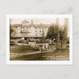 Hotel Breslin, Hopatcong, NJ 1910 Vintag Postkarte