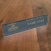 Hotel Business Luxus Namensplakette (Seite)