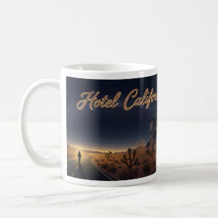 Hotel California Desert Night Mystery Tasse