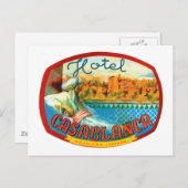 Hotel Casablanca Postkarte (Vorne/Hinten)