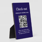 Hotel-Check-Out-QR-Code-Scan Fotoplatte (Seite)