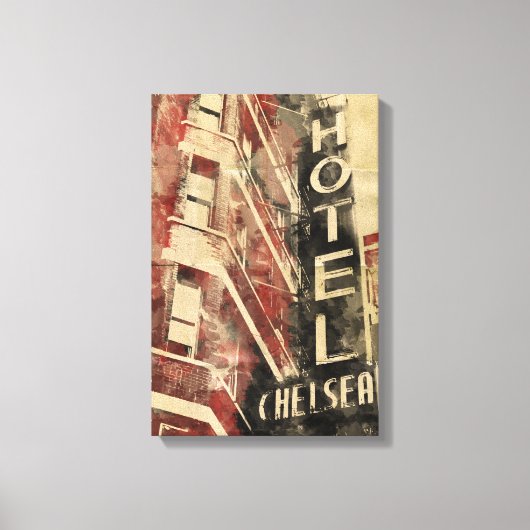 Hotel Chelsea Canvas Print Leinwanddruck