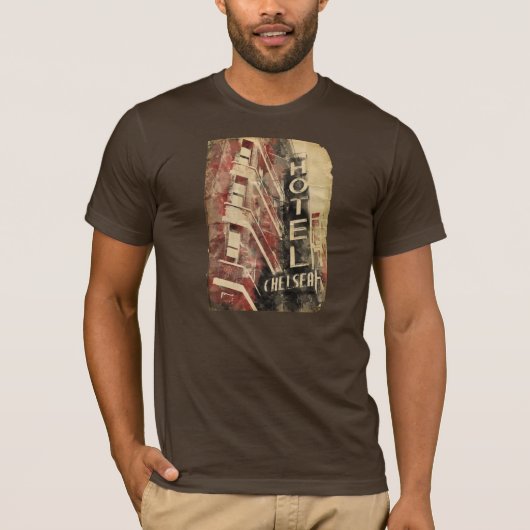 Hotel Chelsea NYC Watercolor T - Shirt (Vorderseite)