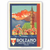 Hotel Citta Italy Bozen Sticker (Vorderseite)