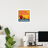 Hotel Colombia Genova Poster (Heimbüro)