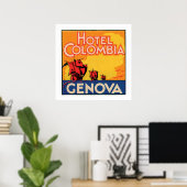 Hotel Colombia Genova Poster (Heimbüro)