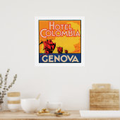 Hotel Colombia Genova Poster (Küche)