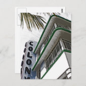 Hotel Colony, Miami Postkarte (Vorne/Hinten)
