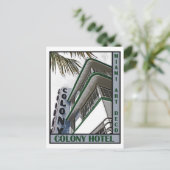 Hotel Colony Postkarte (Stehend Vorderseite)
