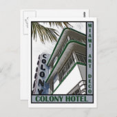 Hotel Colony Postkarte (Vorne/Hinten)